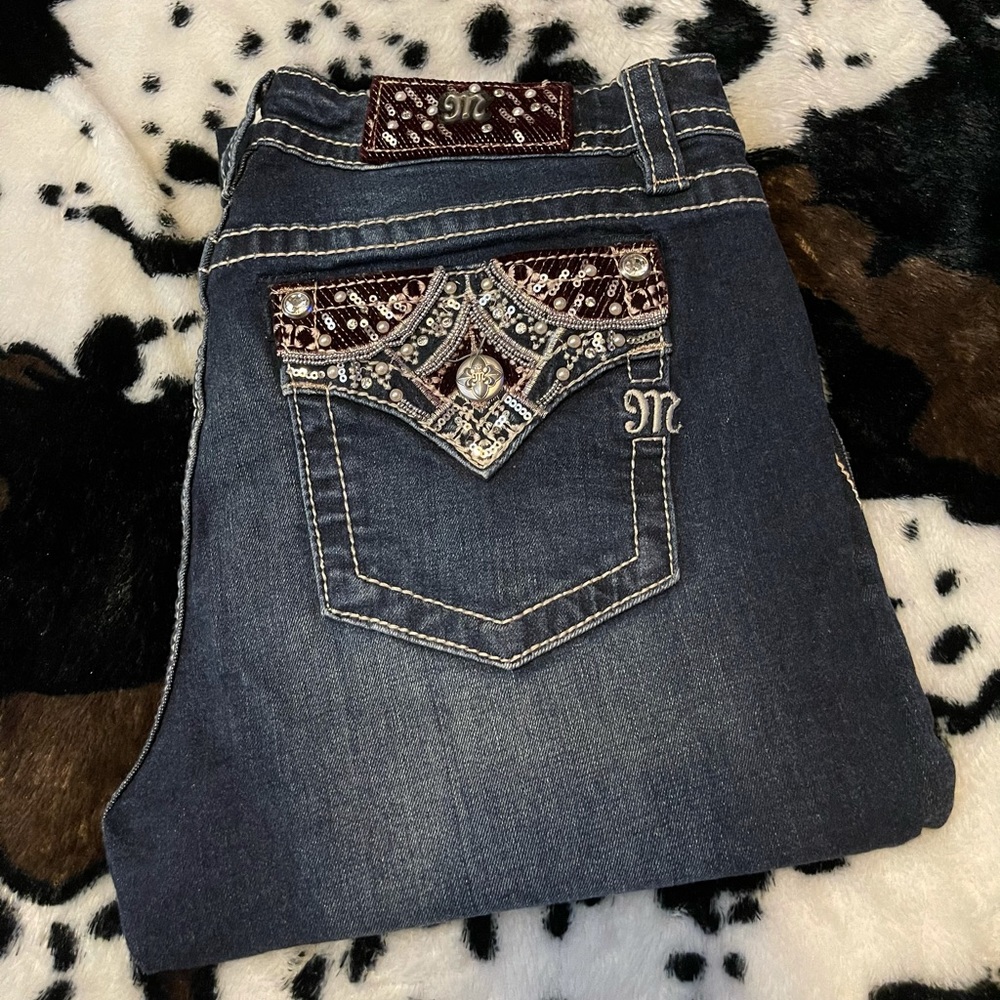 Miss me cropped skinny